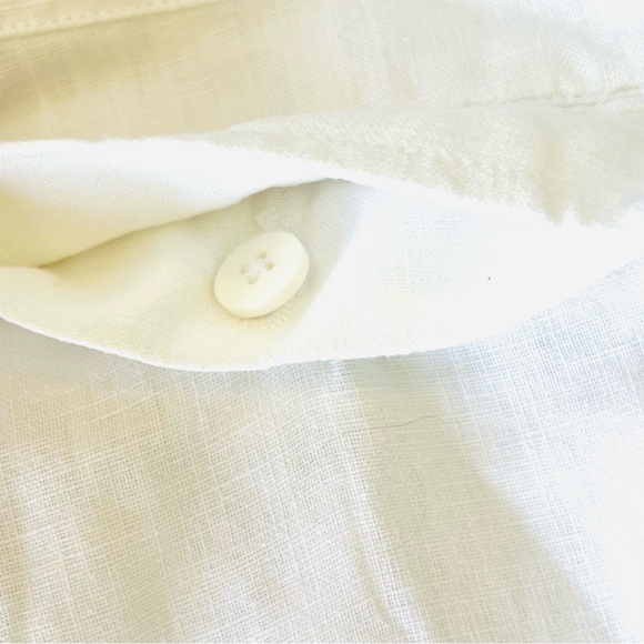 100% Linen Men's Pants 32x30 Apt. 9 Beach Summer Drawstring 4 pockets zip - Picture 6 of 8